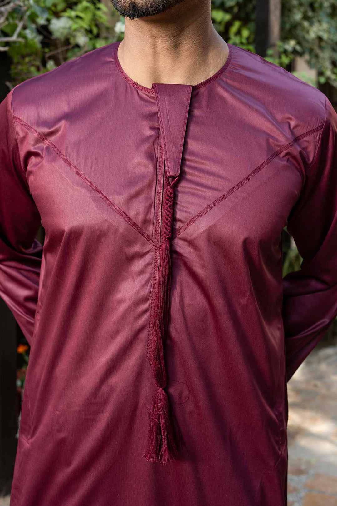 Maroon Emirati Thobe